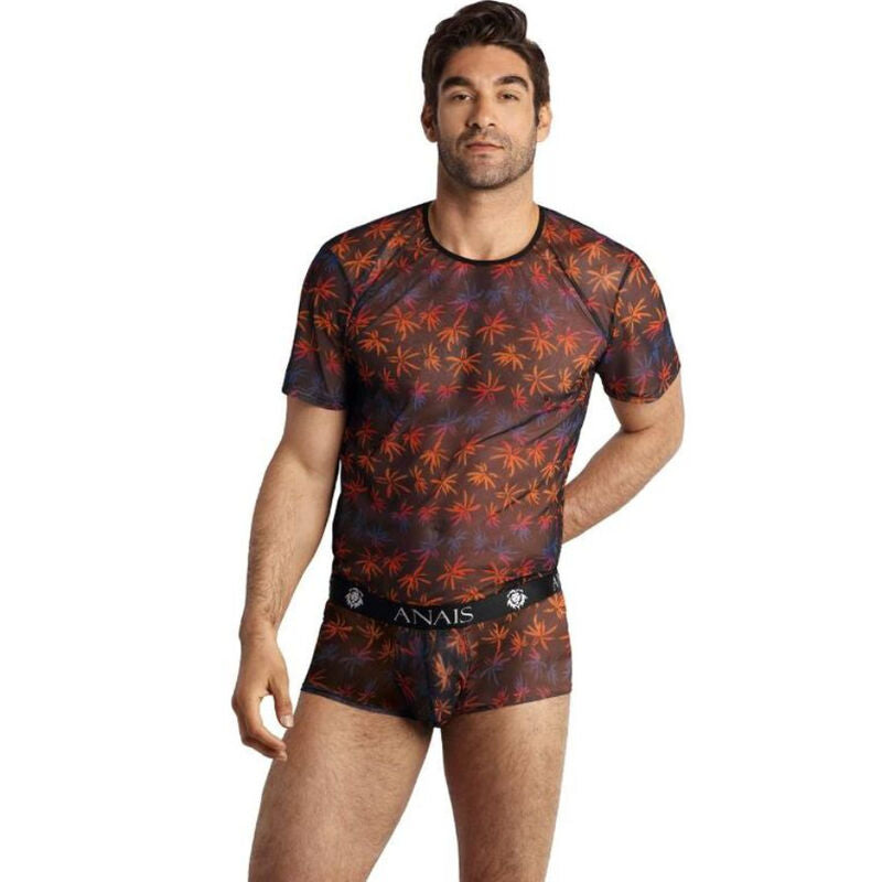 T-Shirt Erotica Trasparente Anais Men Chill — Tulle Nero