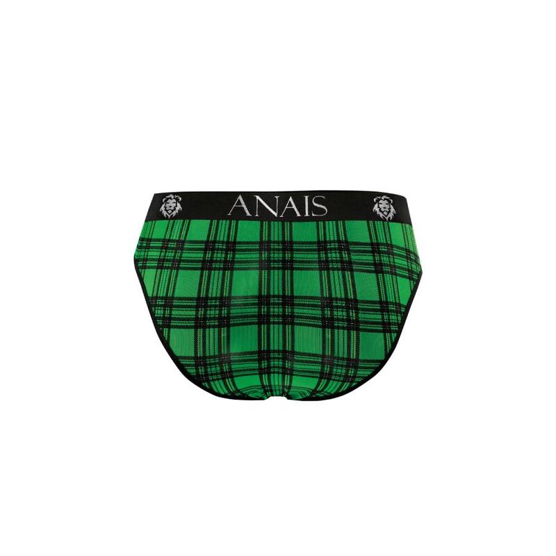 Slip Sexy da Uomo Anais Men Magic — Lycra Quadri Verde Nero