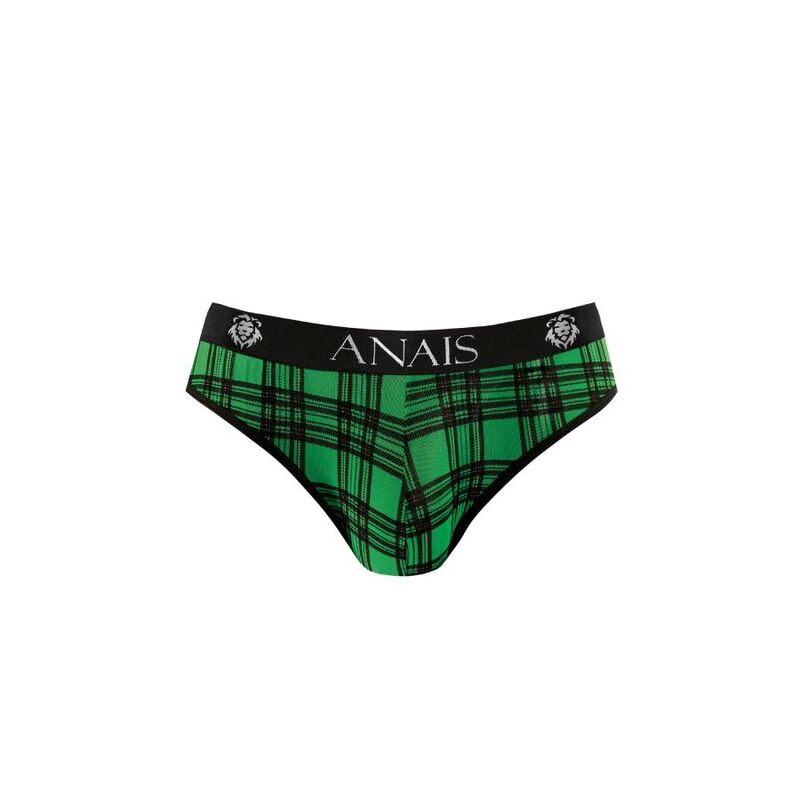 Slip Sexy da Uomo Anais Men Magic — Lycra Quadri Verde Nero