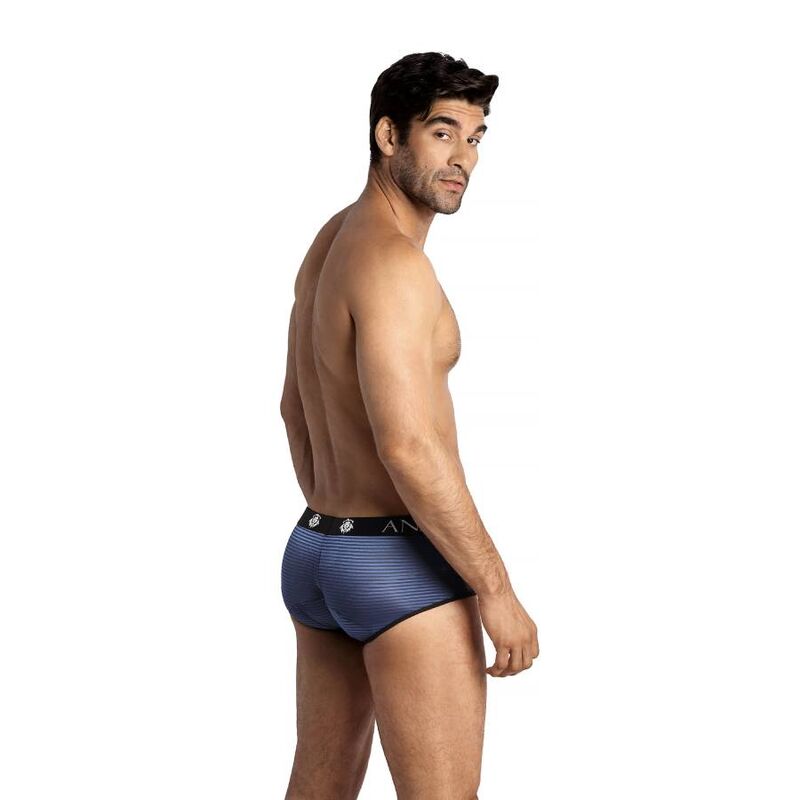 Slip Uomo Sexy Anais Men Naval Brief — Tulle e Raso, Taglia S