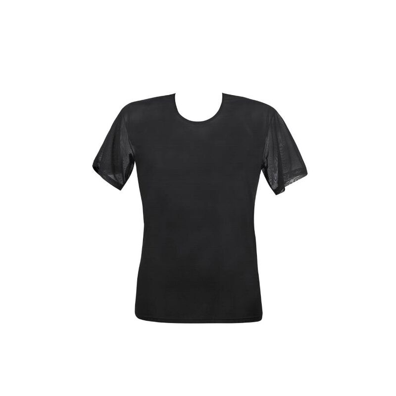 T-Shirt Aderente Uomo Anais Men Petrol — Microfibra, Nero