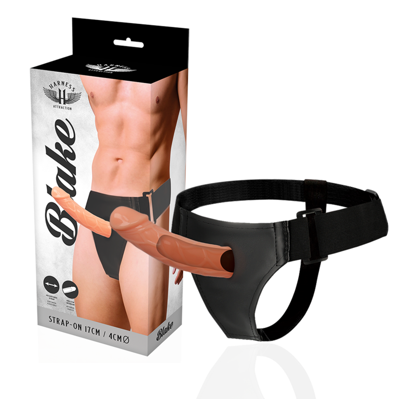 Guaina Fallica Cava Harness Attraction Blake — TPR 15.5 cm