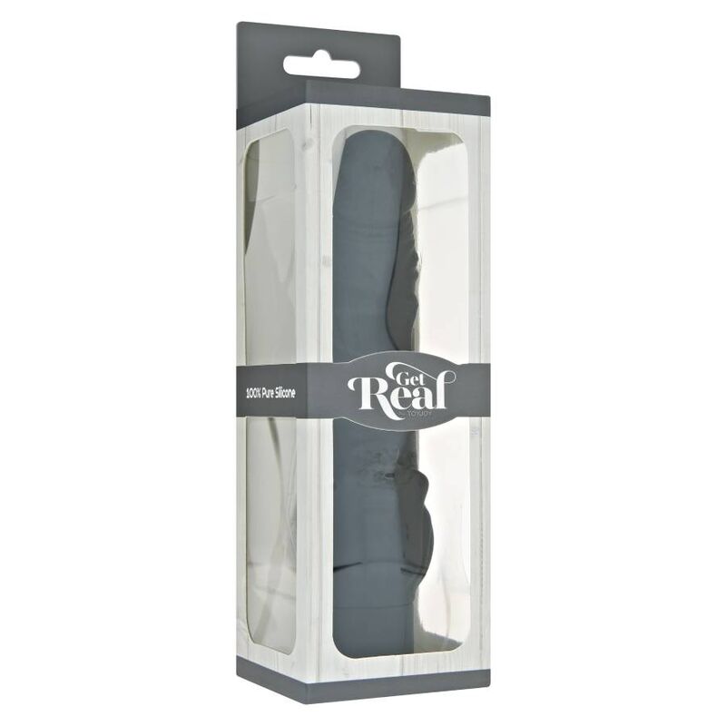 Vibratore Realistico Classico Get Real Stim — Nero