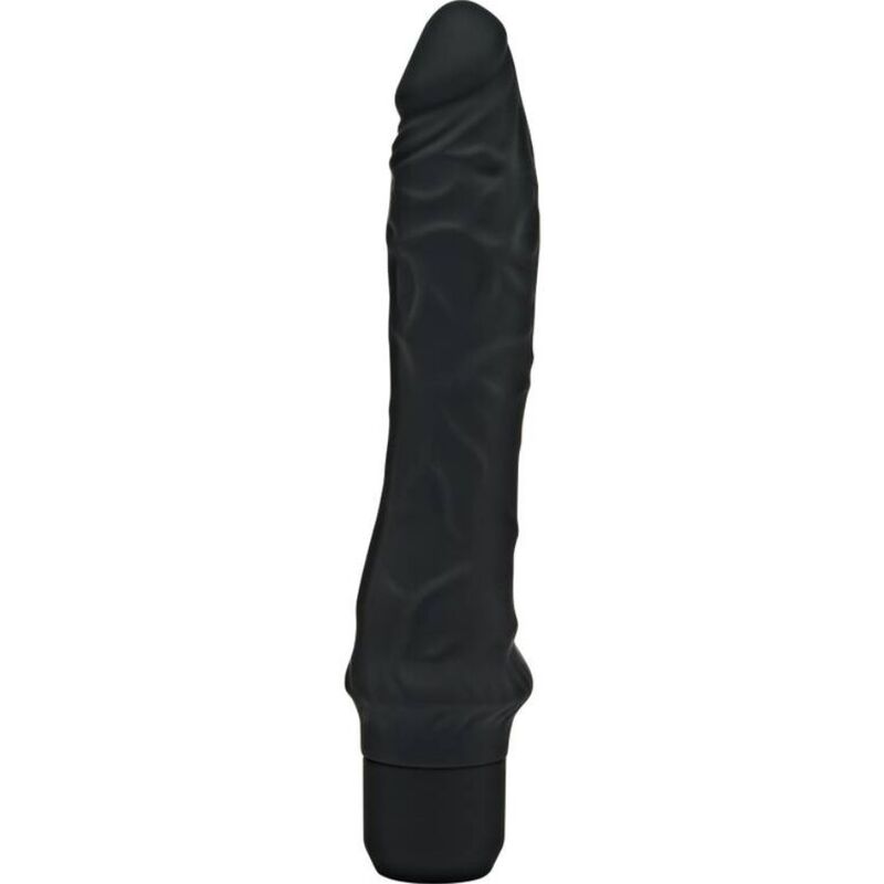 Vibratore Classico Grande GET REAL — Silicone, Nero