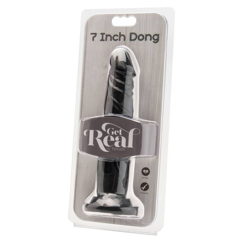 Dildo Realistico Get Real Dong — PVC 18 cm, Nero