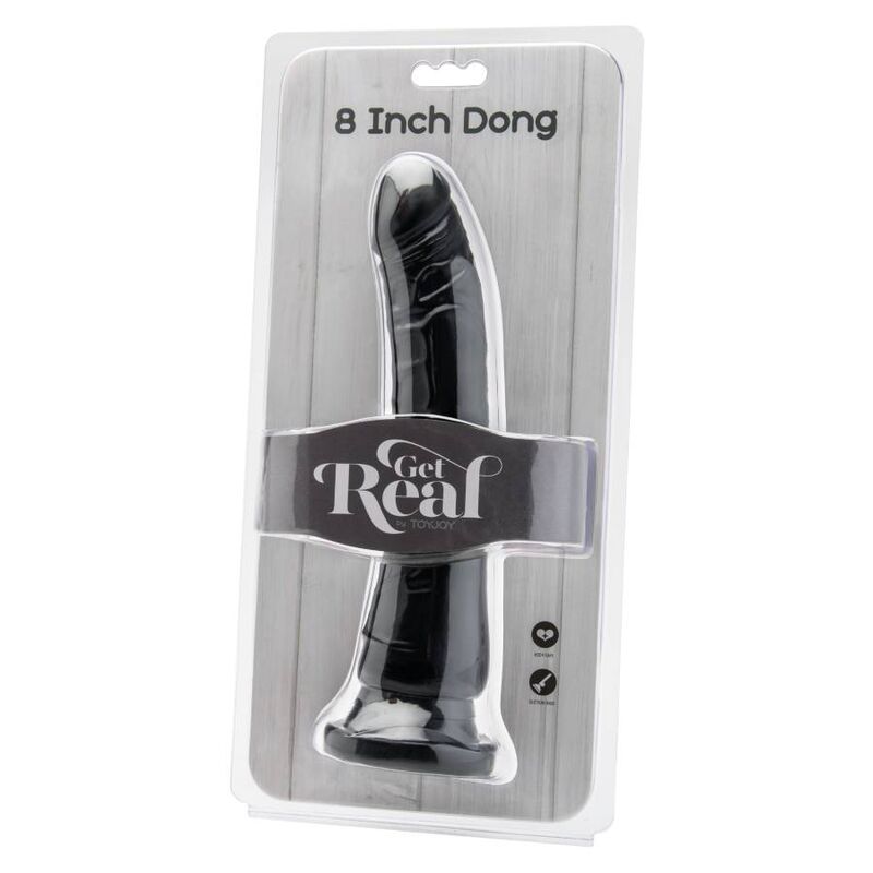 Dildo Realistico Get Real Dong — PVC, 20,5 cm, Nero