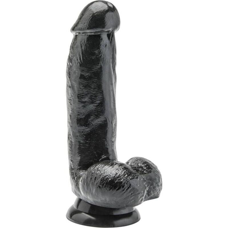 Dildo Realistico con Sfere Get Real — PVC 12 cm, Nero