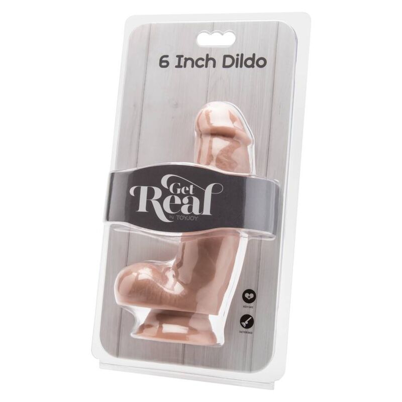 Dildo Realistico con Testicoli Get Real — PVC 12 cm