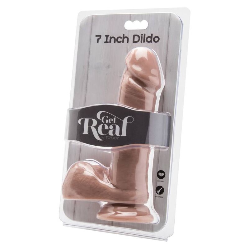 Dildo Realistico con Sfere Get Real — PVC 18 cm