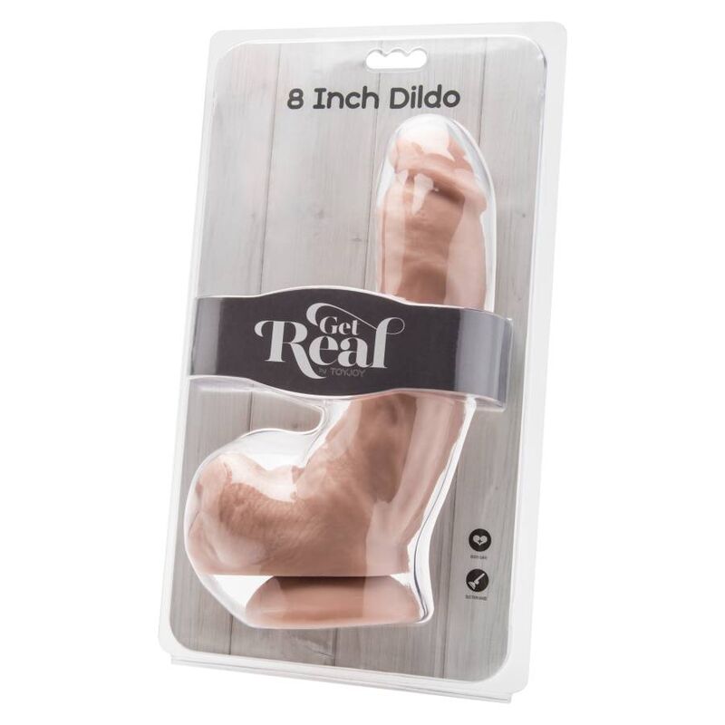 Dildo Realistico con Testicoli Get Real — PVC 20,5 cm