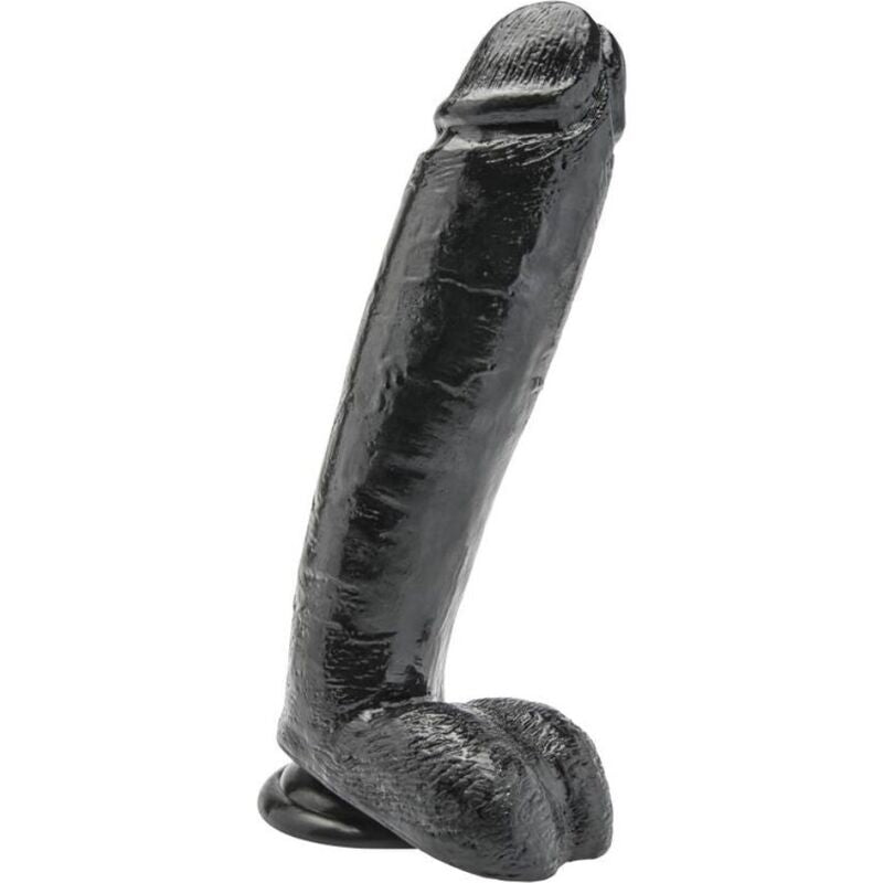 Dildo Realistico con Sfere Get Real — PVC 25,5 cm Nero