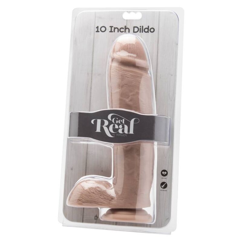 Dildo Realistico con Testicoli Get Real — PVC 25,5 cm