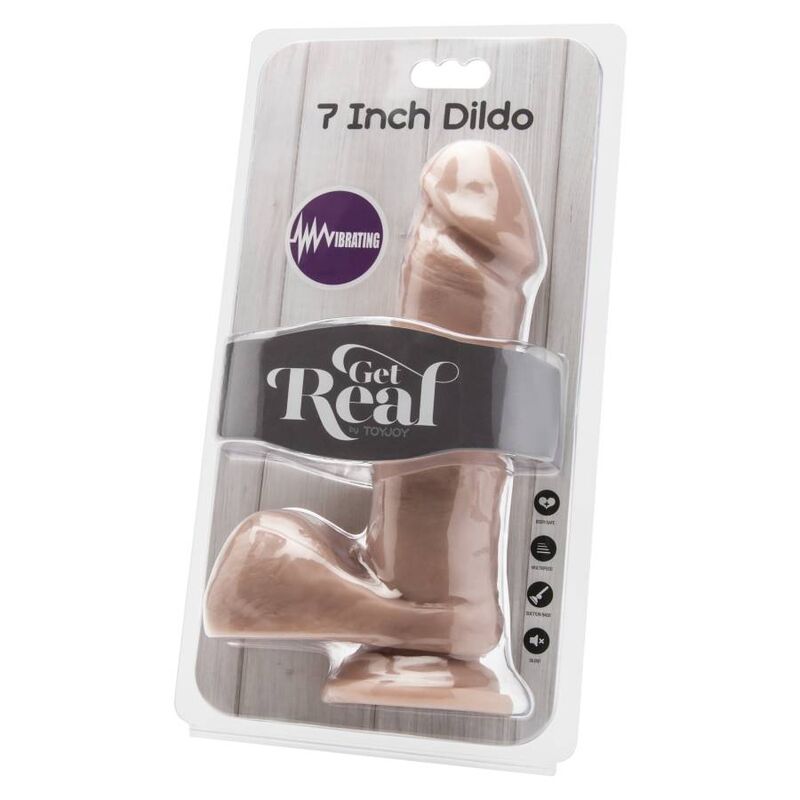 Dildo Realistico Vibrante Get Real — PVC 18 cm, Telecomando
