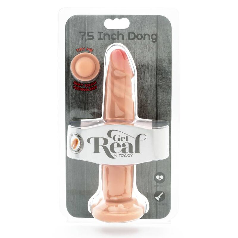 Dildo Realistico a Ventosa Get Real Dong — Doppia Densità 19 cm