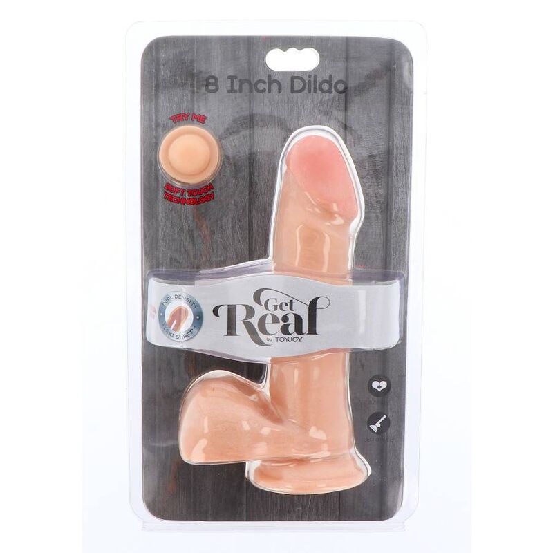 Dildo Realistico con Ventosa Get Real — 18 cm, Color Carne