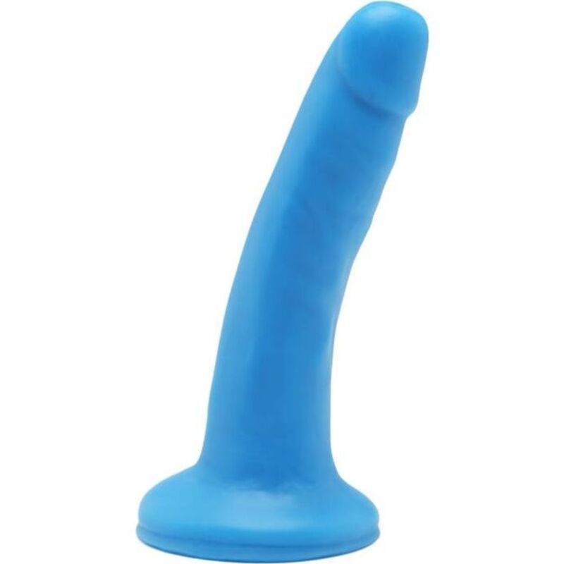 Dildo Realistico con Ventosa Get Real Happy Dicks — 12 cm, Blu
