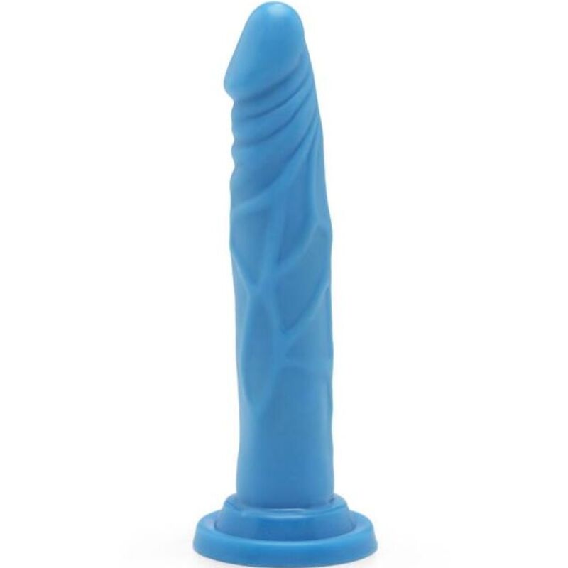 Dildo Realistico Get Real Happy Dicks Dong — PVC 19 cm Blu