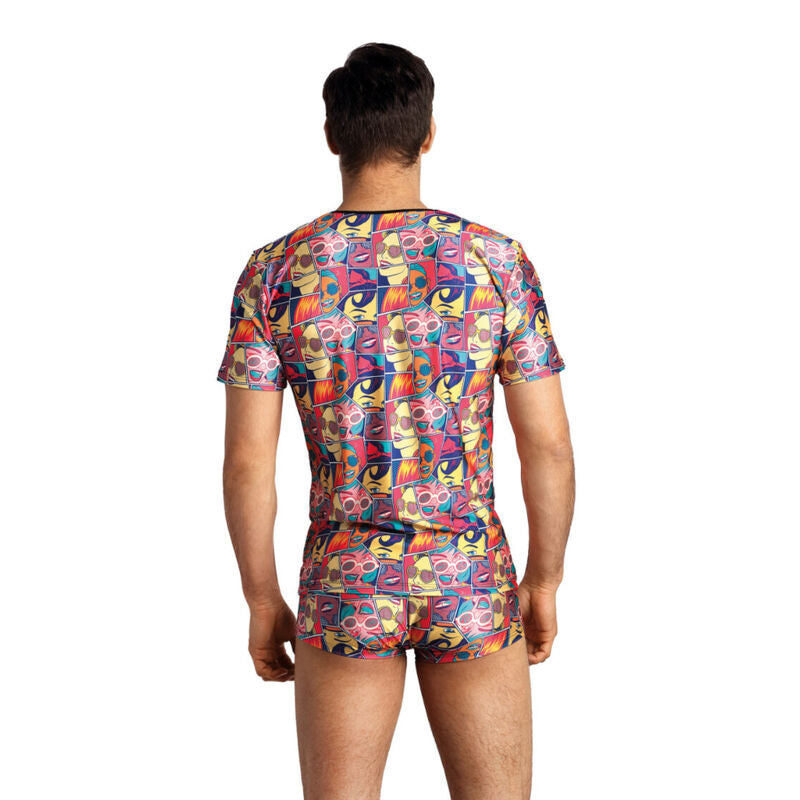 T-Shirt Uomo Erotica Anais Men Comics — Poliammide Elastan