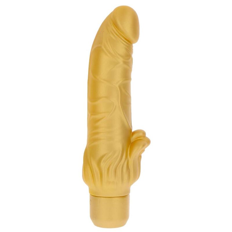 Dildo Realistico Vibrante Get Real Gold Dicker — Oro