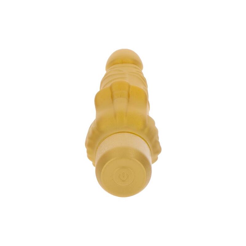 Dildo Realistico Vibrante Get Real Gold Dicker — Oro