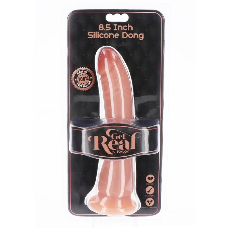 Dildo Realistico con Ventosa Get Real Dong — Silicone 21 cm