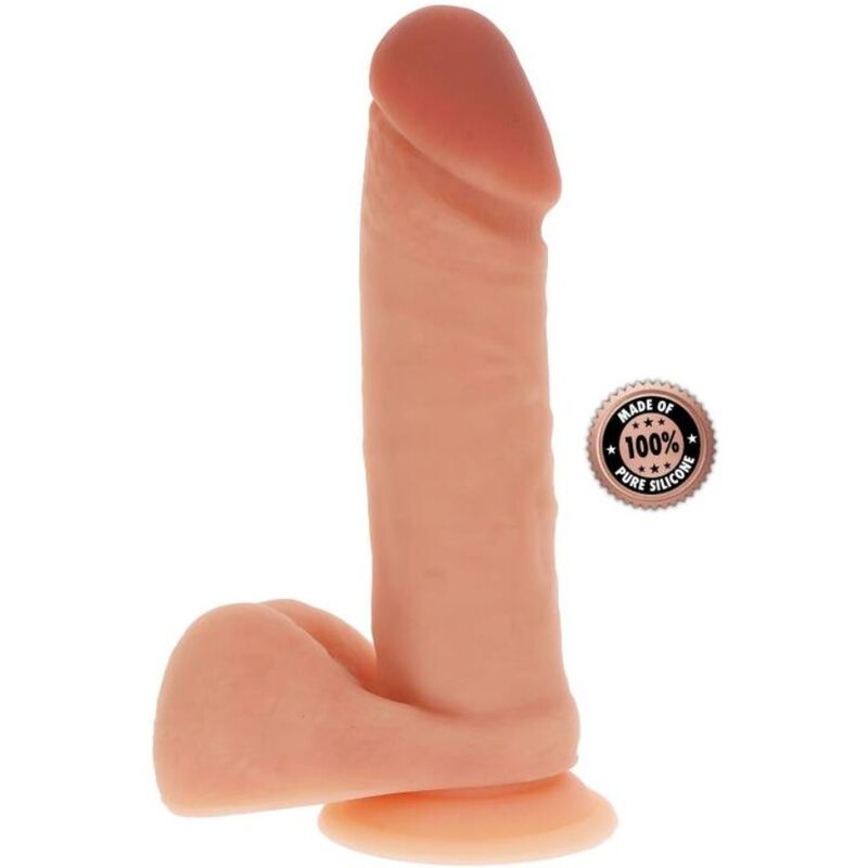Dildo Realistico con Ventosa Get Real — Silicone, 20,5 cm
