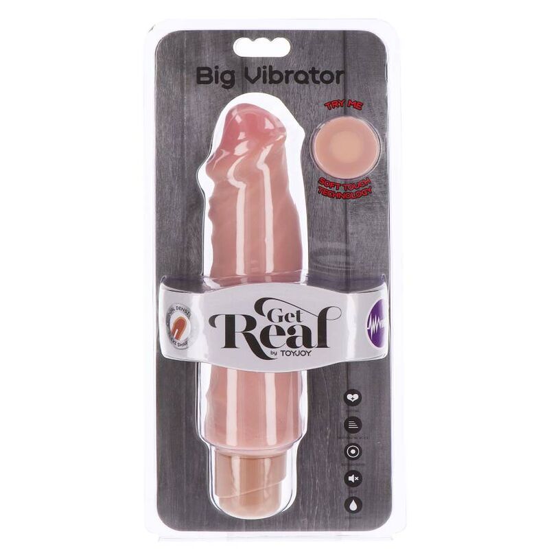 Dildo Realistico Vibrante Get Real — Doppia Densità 20,5 cm
