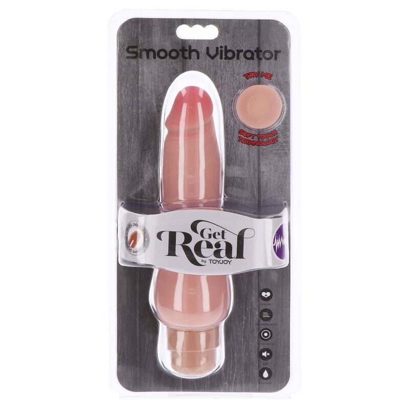Dildo Realistico Vibrante Get Real Smooth — Doppia Densità