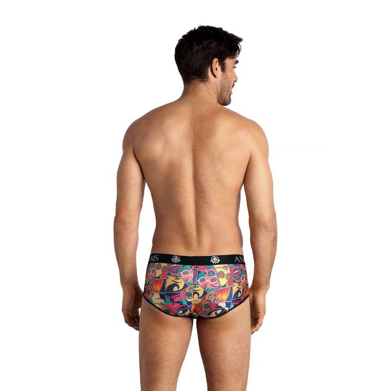 Slip Uomo Sexy Anais Men Comics Brief — Poliammide, Taglia L