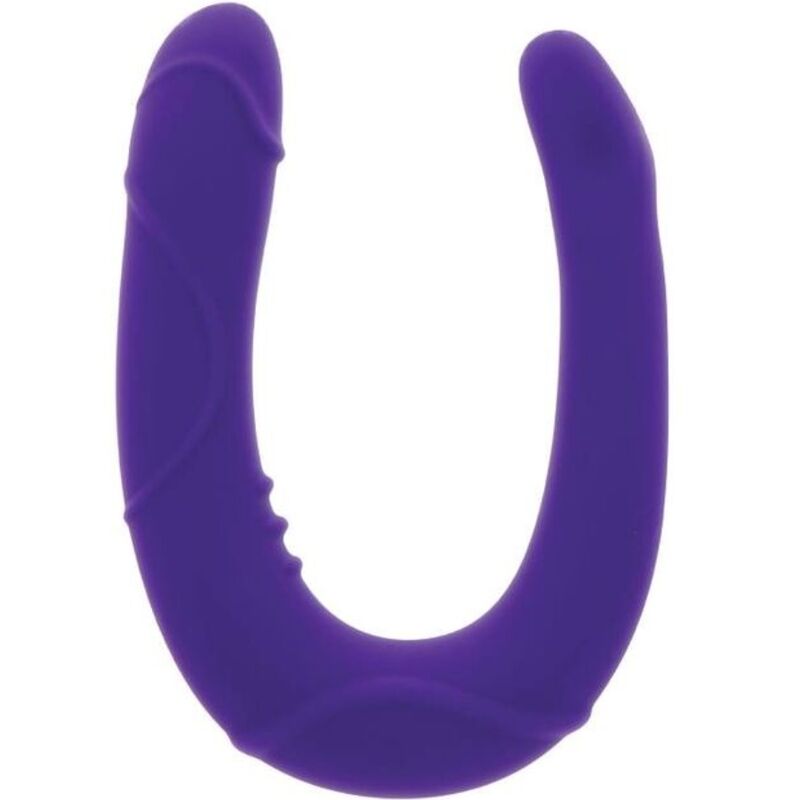 Dildo Doppio Realistico Get Real Vogue Mini — Silicone, Viola