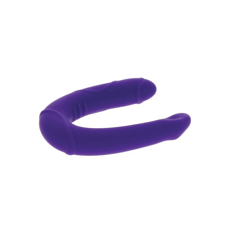 Dildo Doppio Realistico Get Real Vogue Mini — Silicone, Viola