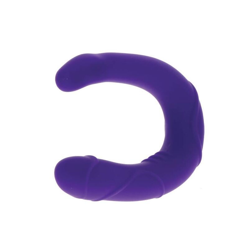 Dildo Doppio Realistico Get Real Vogue Mini — Silicone, Viola