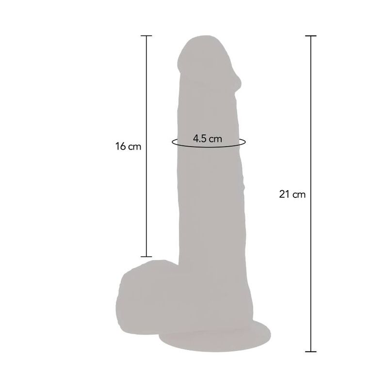 Dildo Realistico Vibrante con Perline Get Real Naked — Ventosa