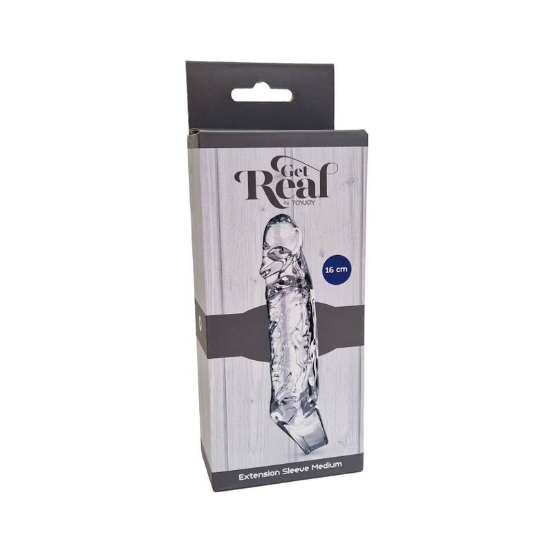 Guaina Fallica di Estensione Get Real — TPE Morbido, Taglia M