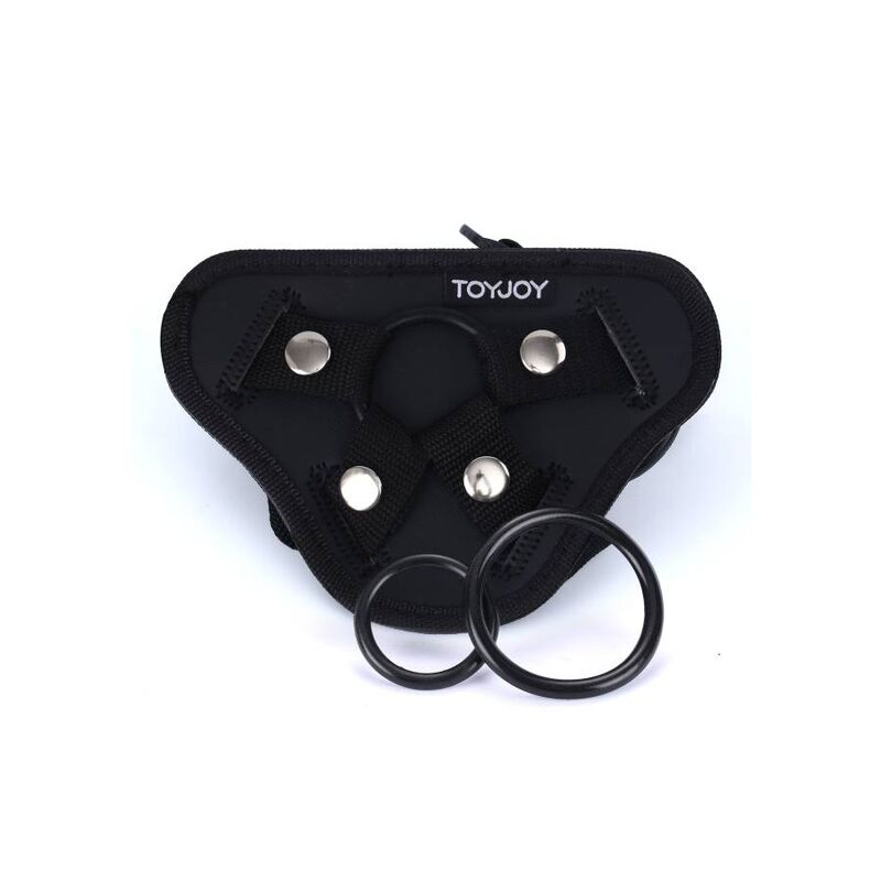 Imbracatura Strapless Get Real — 3 Anelli Silicone, Nera