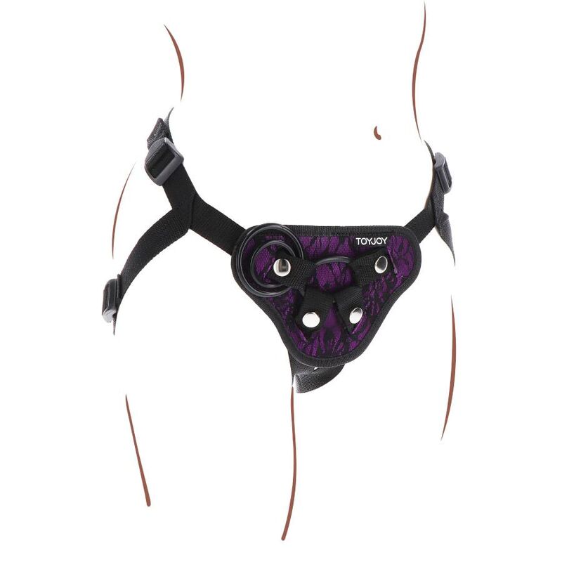 Imbracatura Strapless in Pizzo Get Real — Viola, 3 Anelli