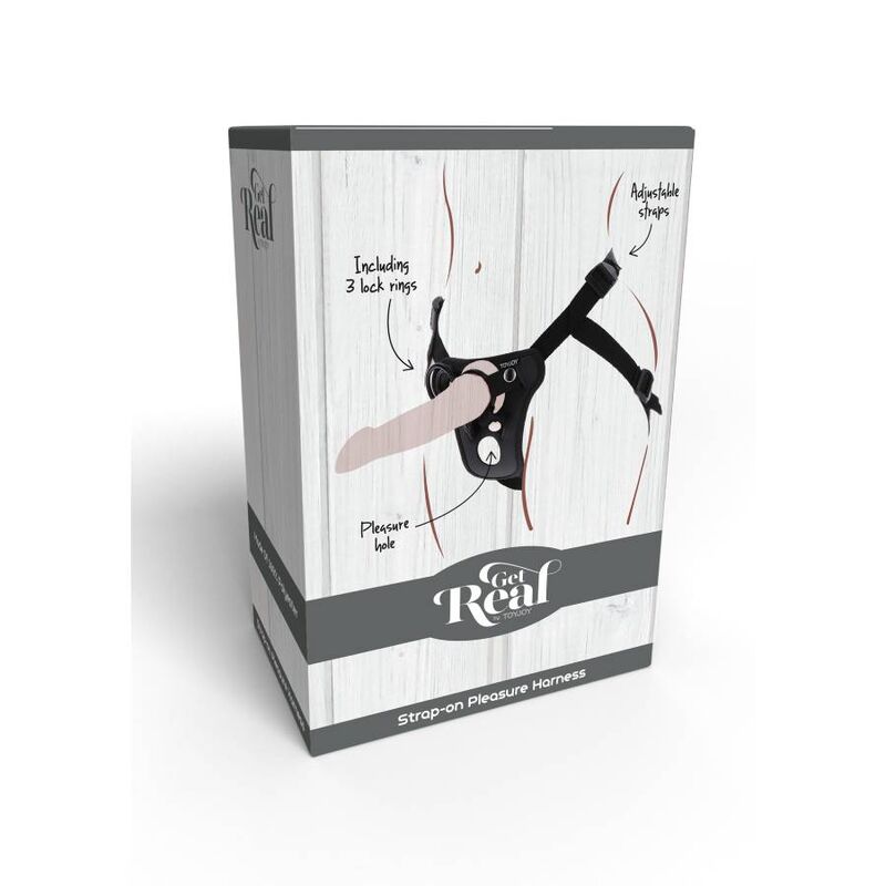 Imbracatura Strapless Get Real — Nera, 3 Anelli Silicone