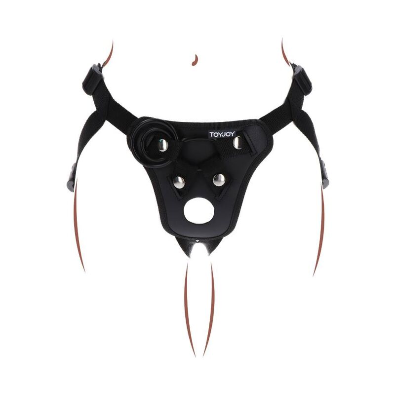 Imbracatura Strapless Get Real — Nera, 3 Anelli Silicone