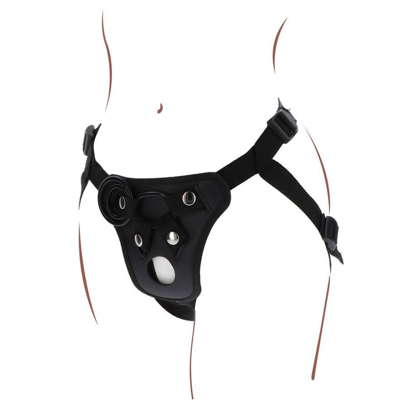 Imbracatura Strapless Get Real — Nera, 3 Anelli Silicone