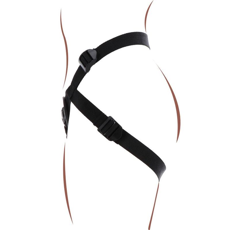 Imbracatura Strapless Get Real — Nera, 3 Anelli Silicone