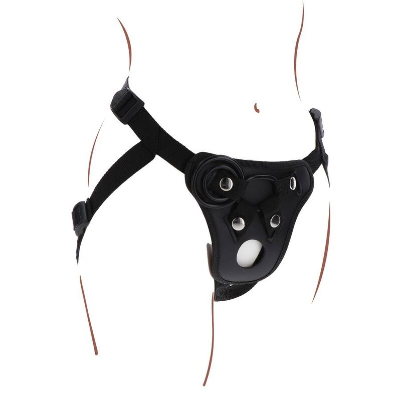 Imbracatura Strapless Get Real — Nera, 3 Anelli Silicone
