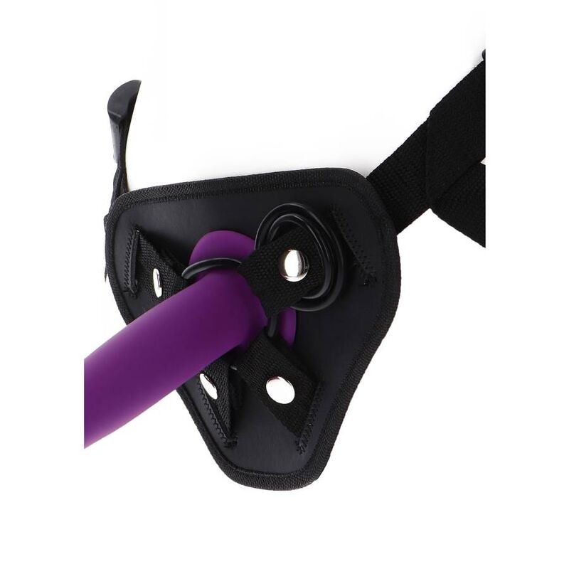 Imbracatura Strapless Get Real Deluxe — 3 Anelli Silicone, Nera