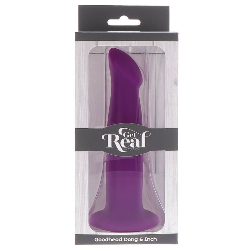 Dildo con Ventosa Get Real Goodhead — Silicone 12 cm, Viola