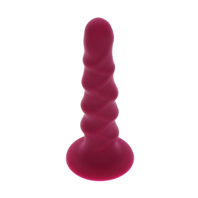 Dildo Realistico a Coste Get Real Dong — Silicone, 12 cm Rosso