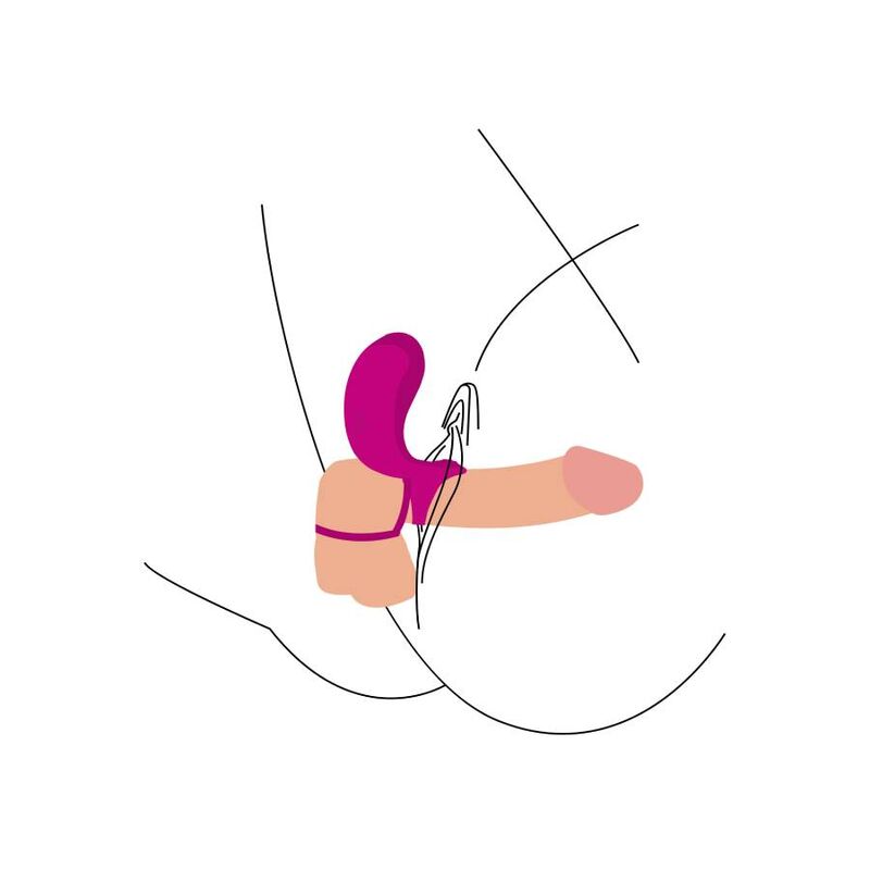 Anello Fallico Vibrante Xocoon — Stimolatore di Coppia Fucsia