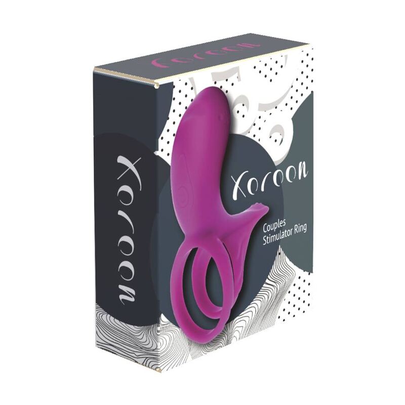 Anello Fallico Vibrante Xocoon — Stimolatore di Coppia Fucsia