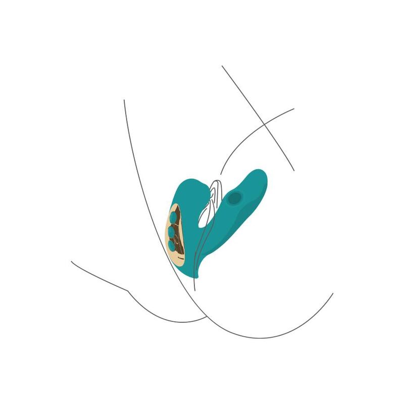 Vibratore Rabbit Xocoon Eternal Love — Verde
