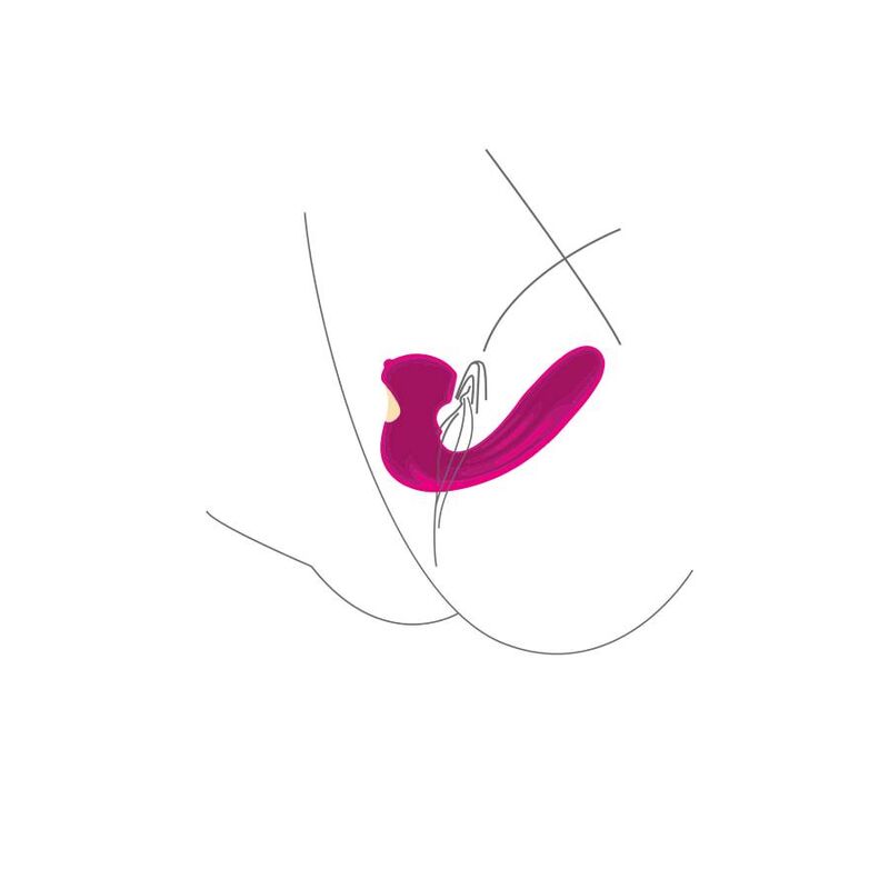 Vibratore Rabbit Xocoon Celestial Love Vibe — Fucsia