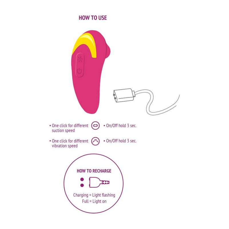 Succhia Clitoride Xocoon Infinite Love — Fucsia