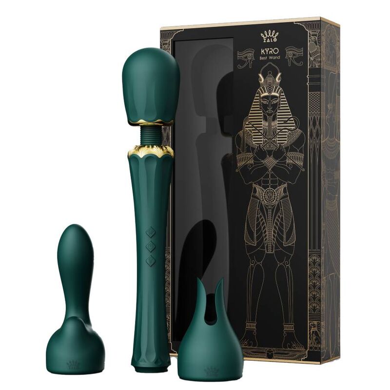 Vibratore Wand Zalo Kyro — Tecnologia Direct Power 2.0, Verde
